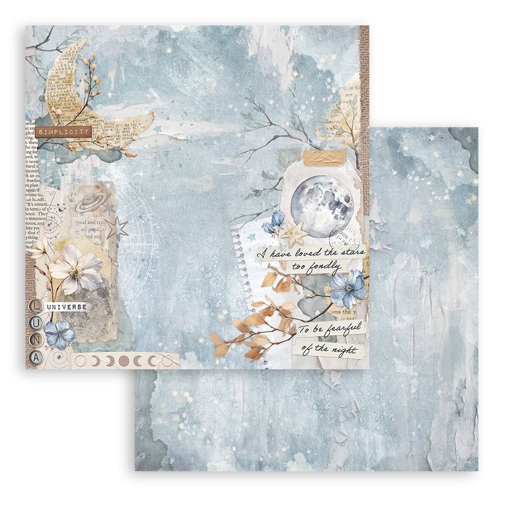 Stamperia - Create Happiness Secret Diary - 10 olika dubbelsidiga ark 12x12 - 7
