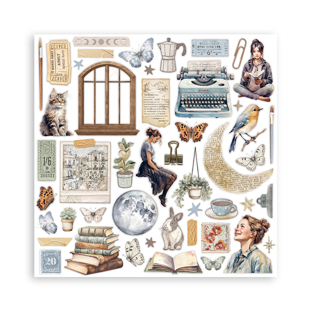 Stamperia - Create Happiness Secret Diary - 10 olika dubbelsidiga ark 12x12 - 2