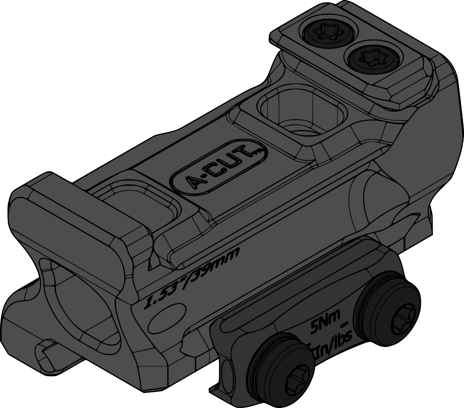 Spuhr RD-21153 Aimpoint COA Mount H39mm/1.53" PIC (Absolute)