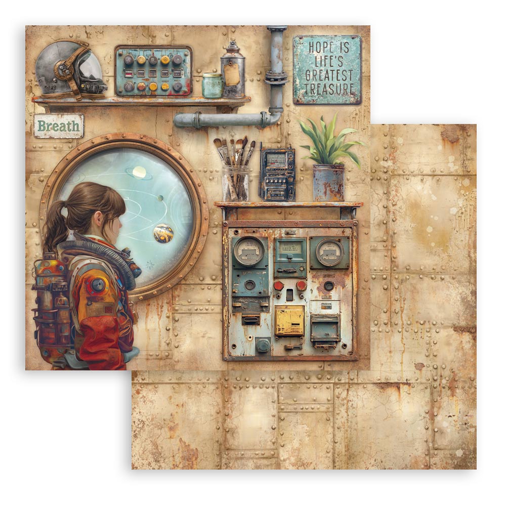 Stamperia - A new Beginning - 10 olika dubbelsidiga ark 12x12 - 8