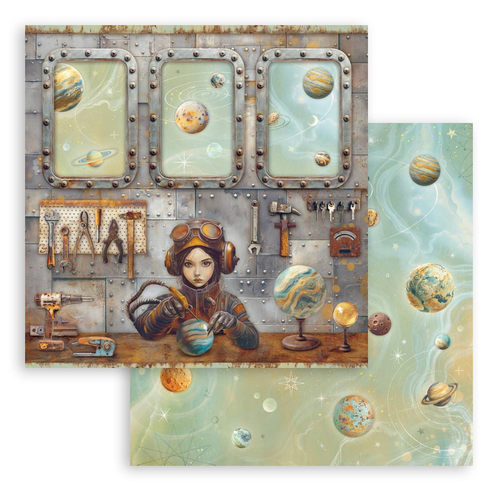 Stamperia - A new Beginning - 10 olika dubbelsidiga ark 12x12 - 11