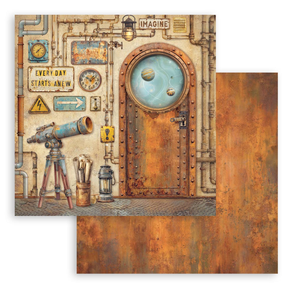 Stamperia - A new Beginning - 10 olika dubbelsidiga ark 12x12 - 7