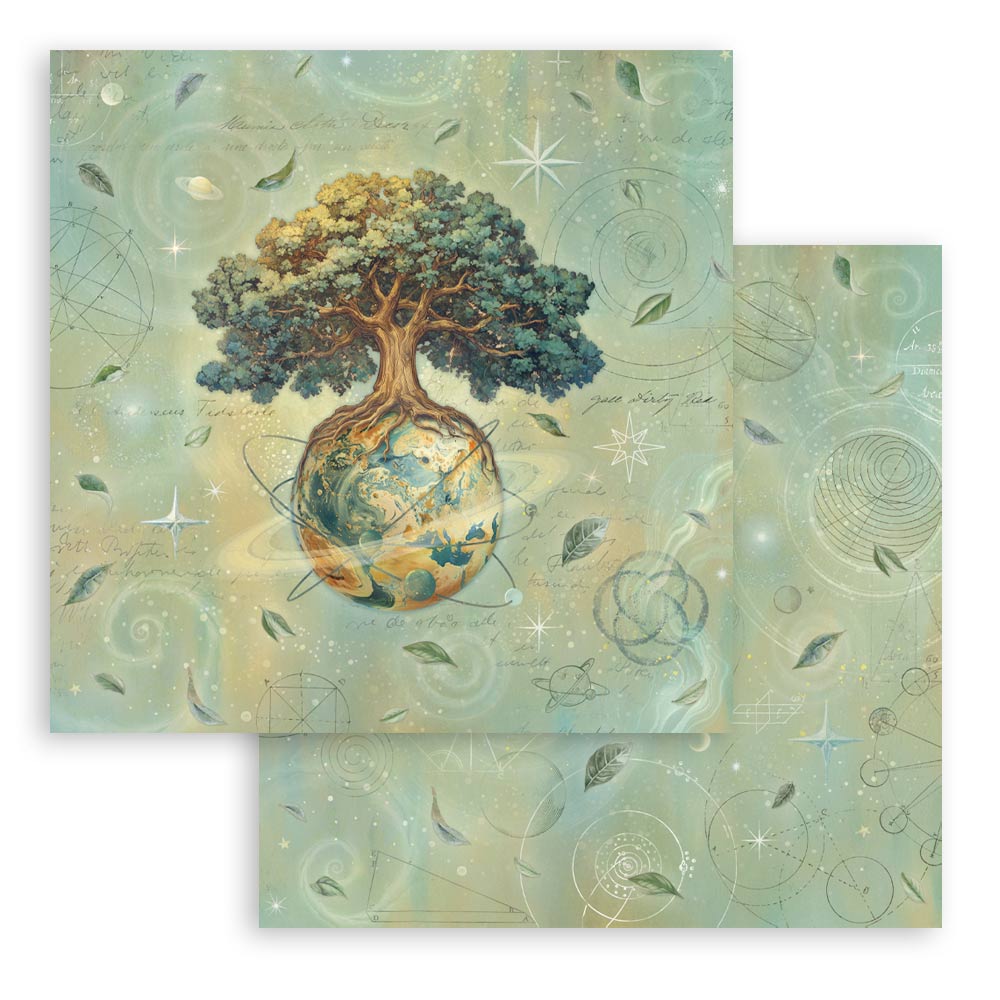 Stamperia - A new Beginning - 10 olika dubbelsidiga ark 12x12 - 6