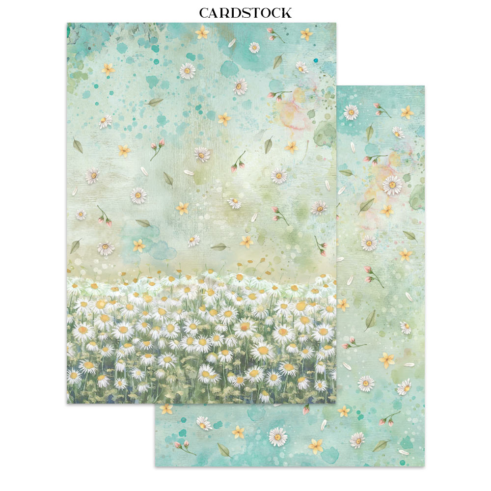 Stamperia - Printed Art Junk journal: stickers, cut-outs, backgrounds for Art and Craft - Daisy Art - 8
