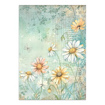 Stamperia - Printed Art Junk journal: stickers, cut-outs, backgrounds for Art and Craft - Daisy Art