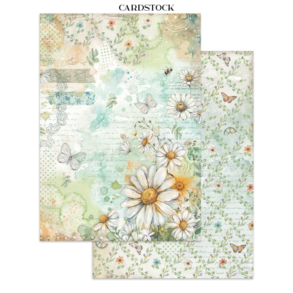 Stamperia - Printed Art Junk journal: stickers, cut-outs, backgrounds for Art and Craft - Daisy Art - 18