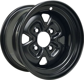 ATV Fälg 12x7 4/110 Svart Gloss Stål – Prisvärd fälg (4+3)