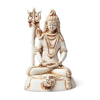 Shiva-staty i elfenbensfärg
