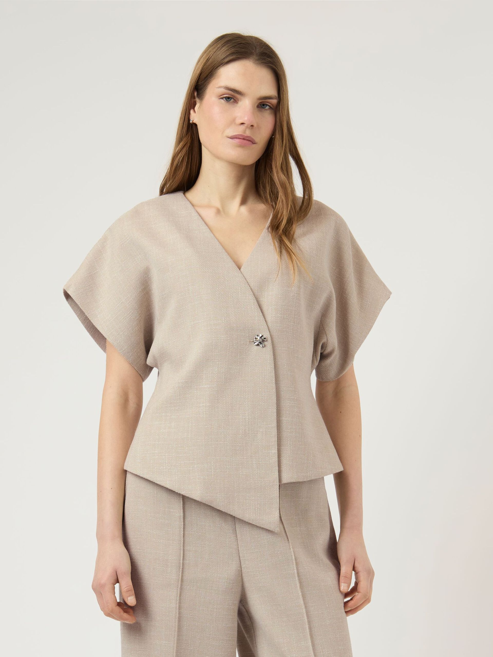 Yascomira SS Blazer - Oatmeal - YAS