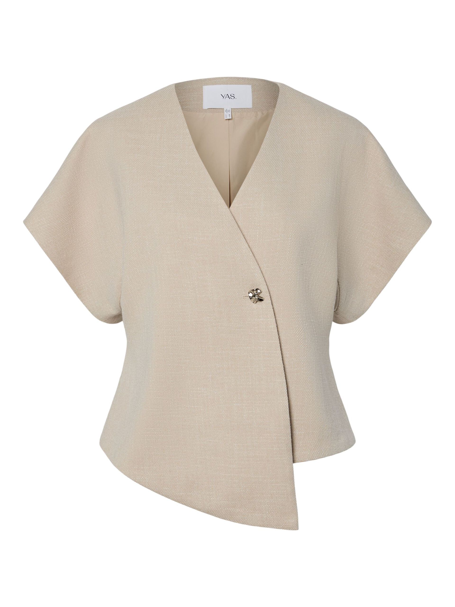 Yascomira SS Blazer - Oatmeal - YAS - 3