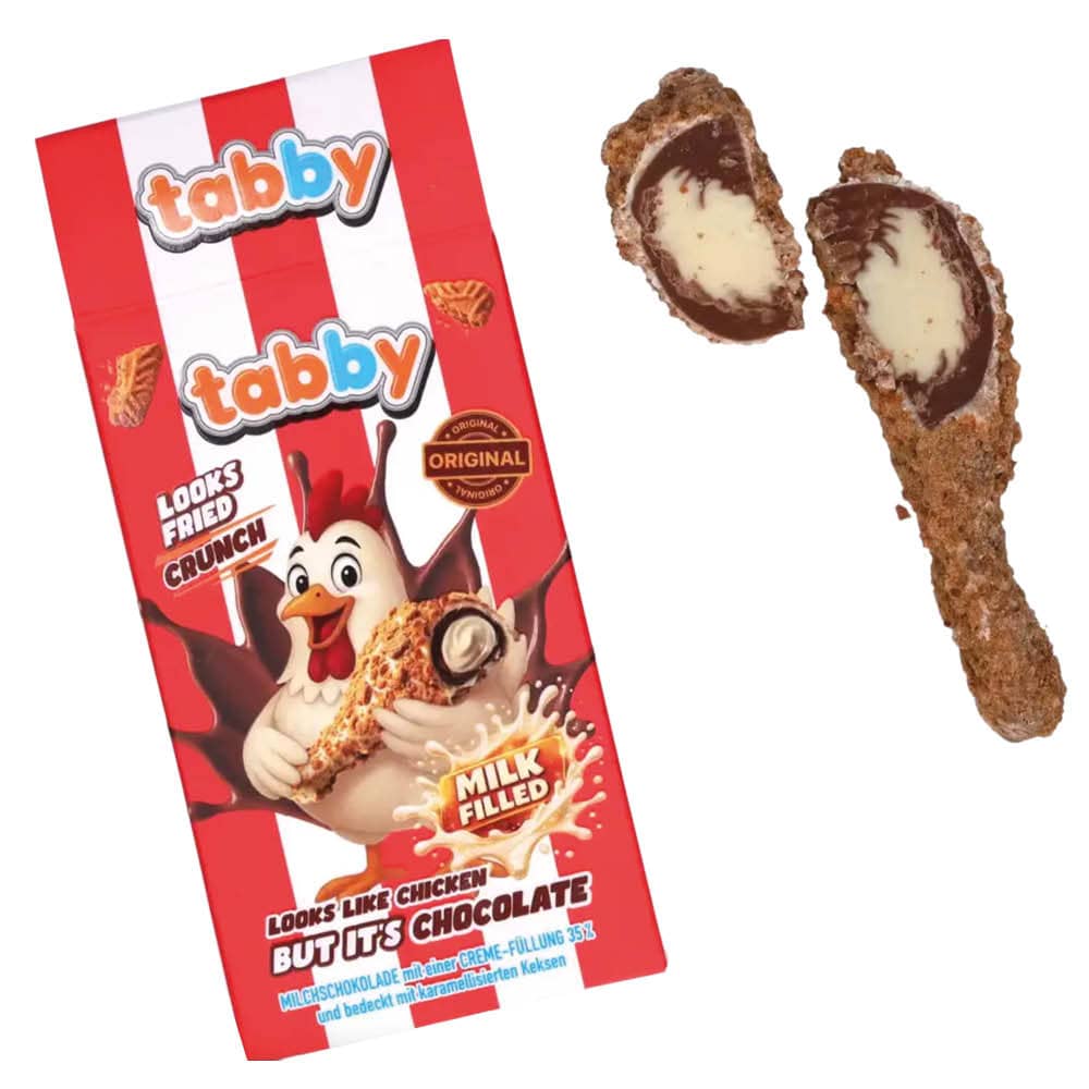 Tabby Chicken Leg Crumble Milk Chocolate 50g - 4