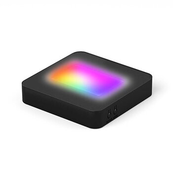 LED Lighting with Adjustable Color and Dimming, Size M (10 × 10 × 2 cm)