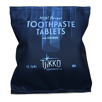 Tjikko Toothpaste tablets with fluoride 15 pcs
