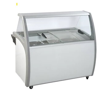 Skopglassfrys SIC9WB, 9 × 5 liter, 9 st. RF Napoli-kantiner ingår