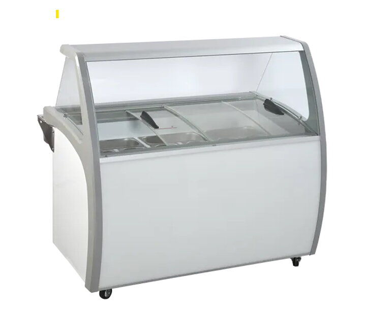Skopglassfrys SIC9WB, 9 × 5 liter, 9 st. RF Napoli-kantiner ingår