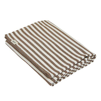 DUK - RANDIG BRUN/VIT