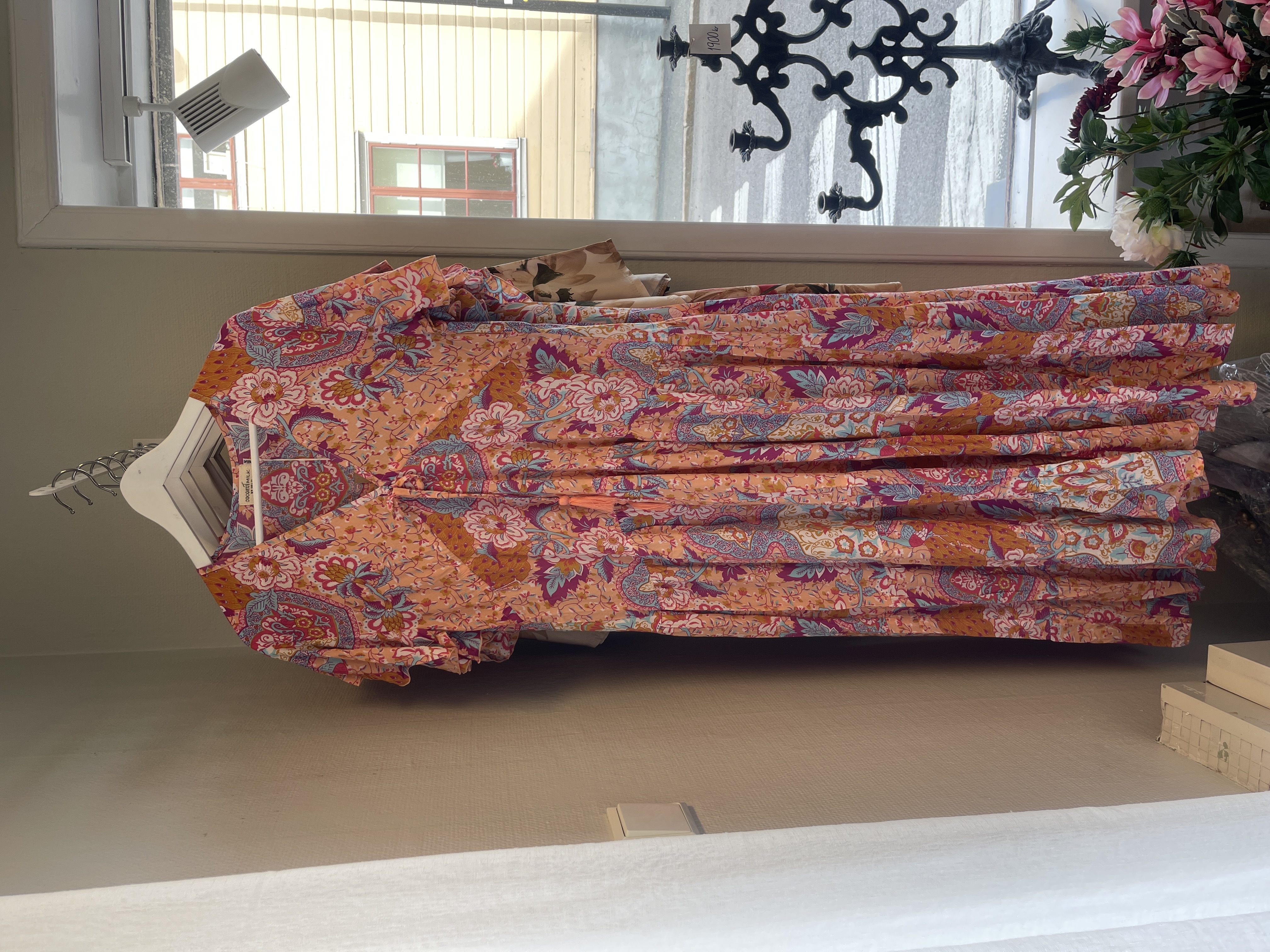 Coconut Milk Bao Bao Dress Orange/Turquise Flower - 2