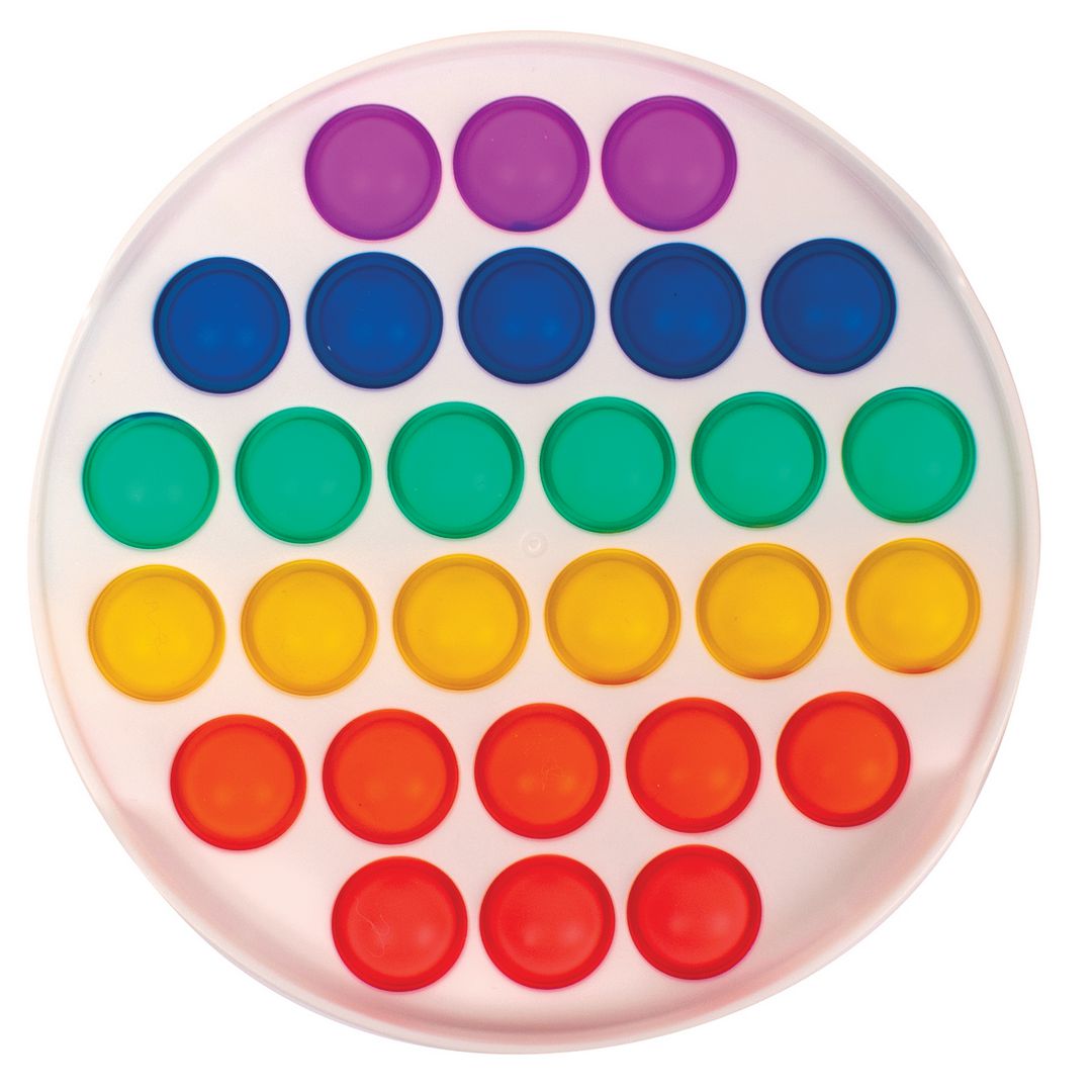 Pop Fidget pad, multifärgad cirkel - 2