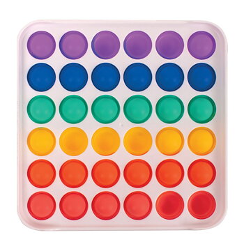 Pop Fidget pad, multifärgad 13x13 cm