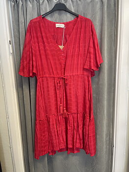 Coconut Milk Short Marni Dress Red
