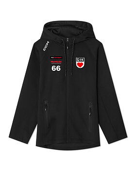 CCM Team Locker Room Full Zip Hood Jr Huvtröja (Gik)