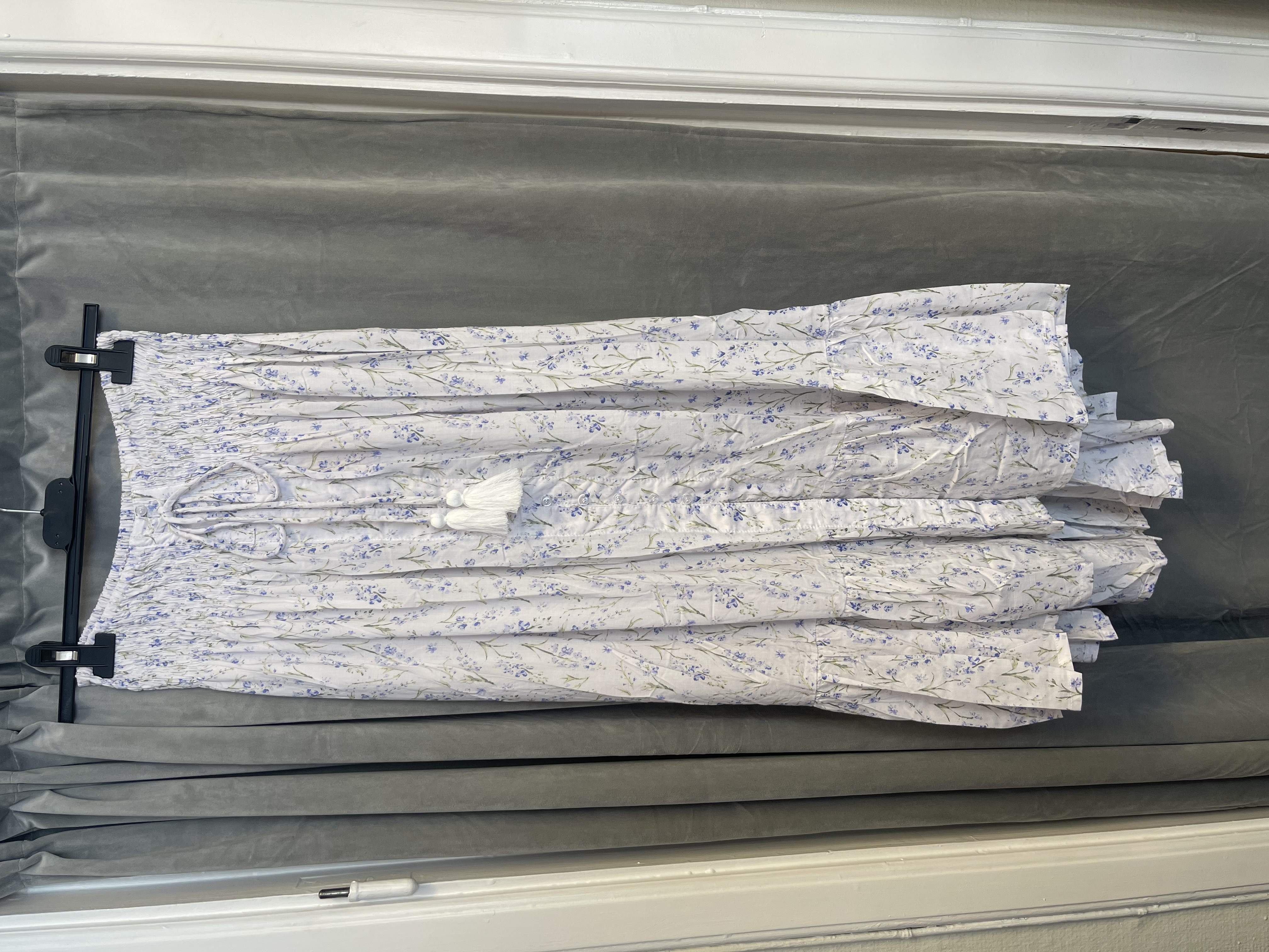 Coconut Milk Lorena Skirt Blue Flower