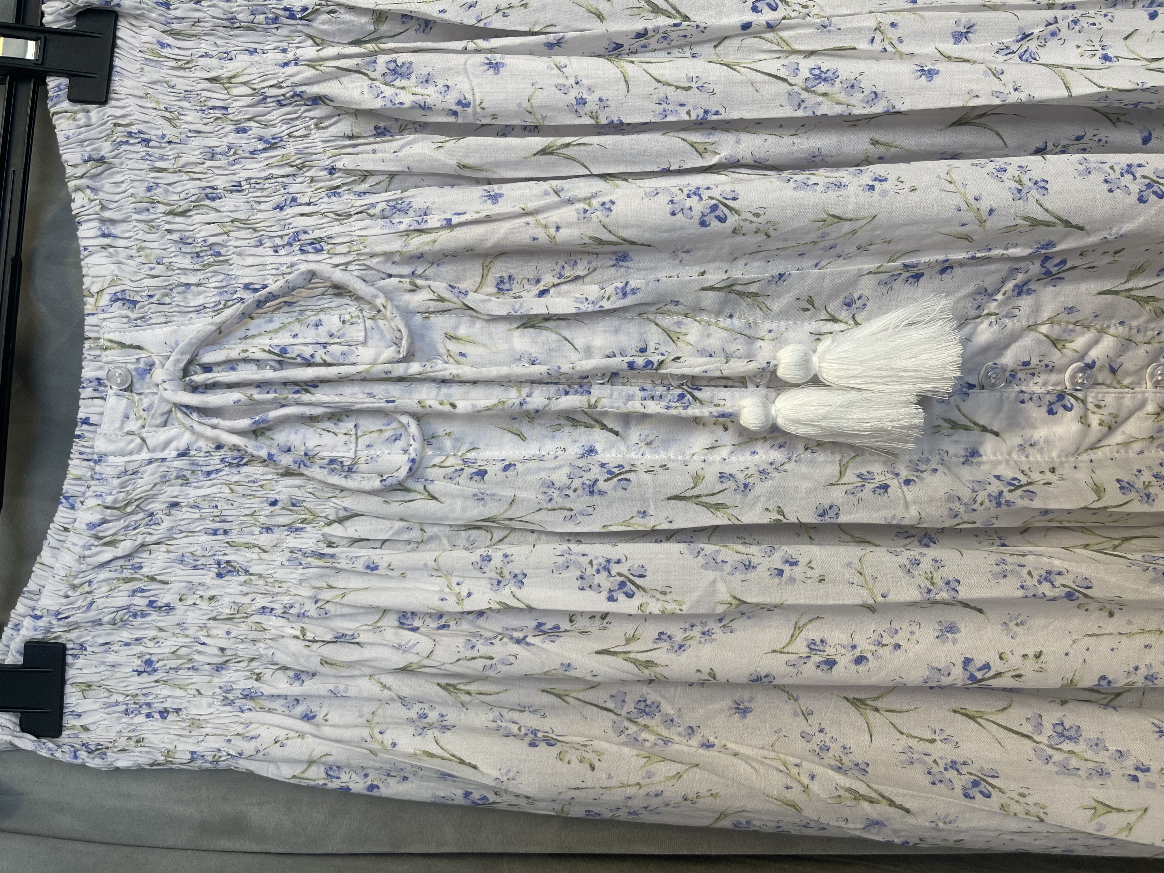 Coconut Milk Lorena Skirt Blue Flower - 2