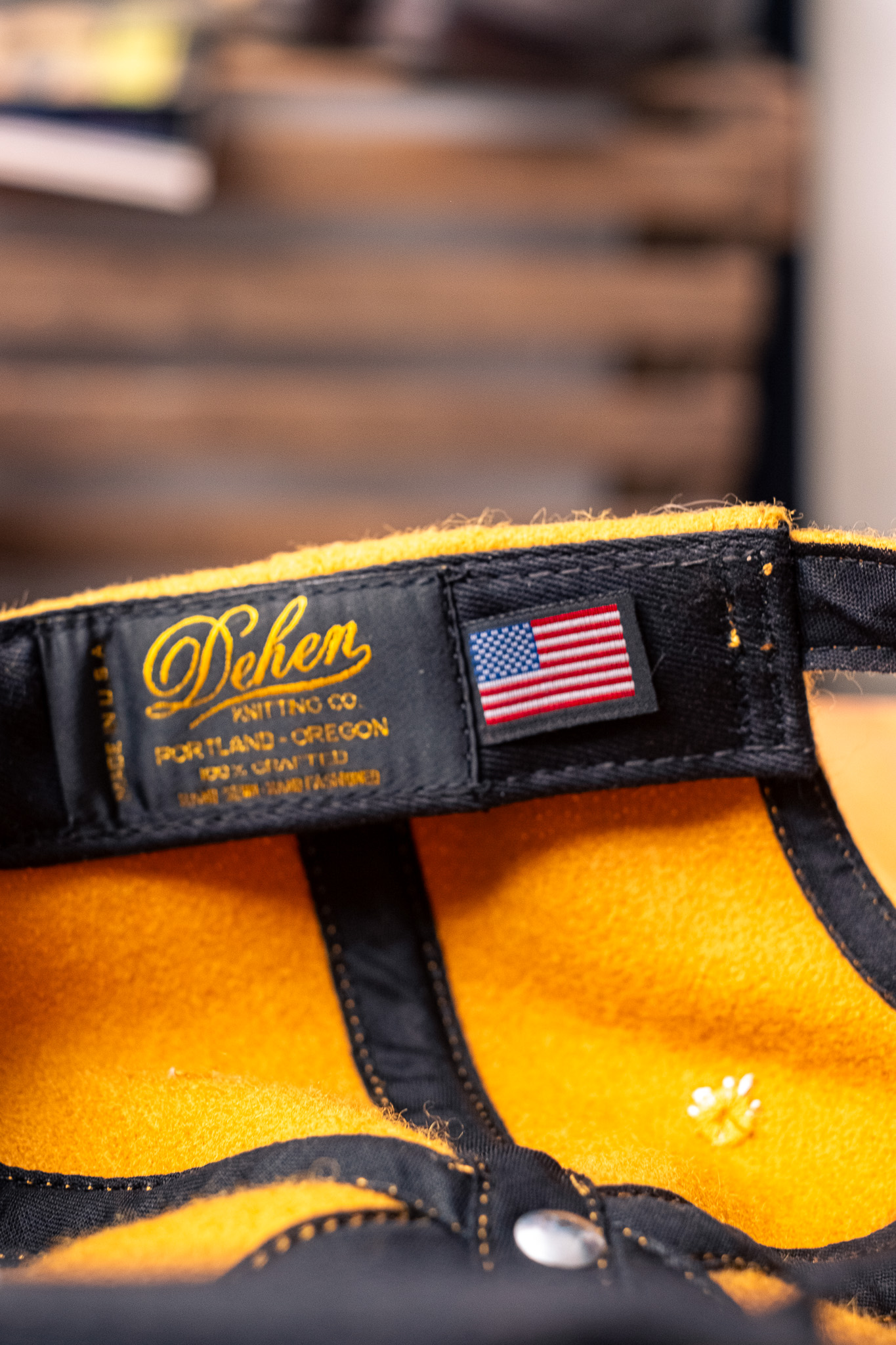 Dehen 1920 - Baseball Hat Wool Old Gold/Black - 6