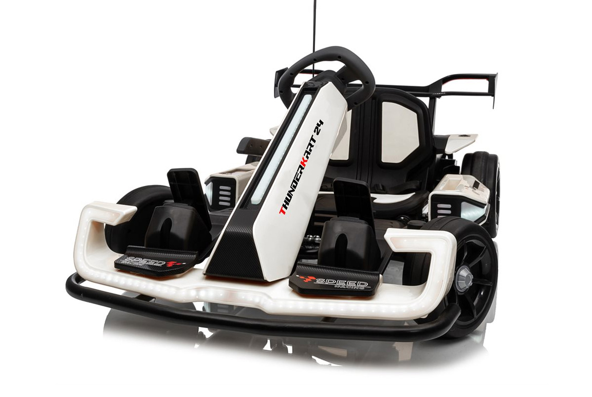 Azeno Thunderkart 24V – Gokart för barn med Drift & Handbroms | Stor modell 2026
