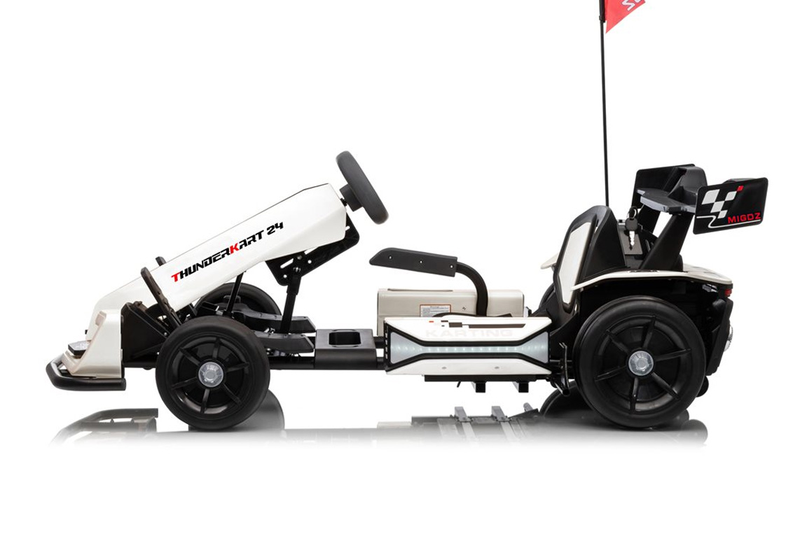 Azeno Thunderkart 24V – Gokart för barn med Drift & Handbroms | Stor modell 2026 - 4