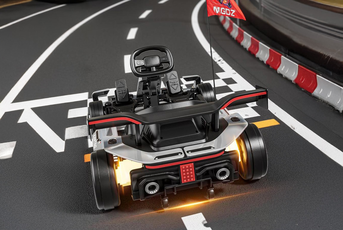 Azeno Thunderkart 24V – Gokart för barn med Drift & Handbroms | Stor modell 2026 - 9
