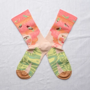 Bonne Maison Marie-Antoinette rosebud socks