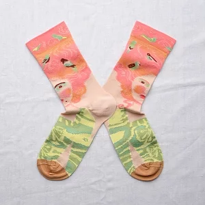 Bonne Maison Marie-Antoinette rosebud socks