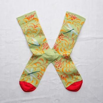 Bonne Maison Dragonfly lime socks