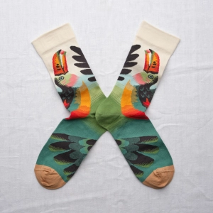 Bonne Maison Natural Toucan  socks 