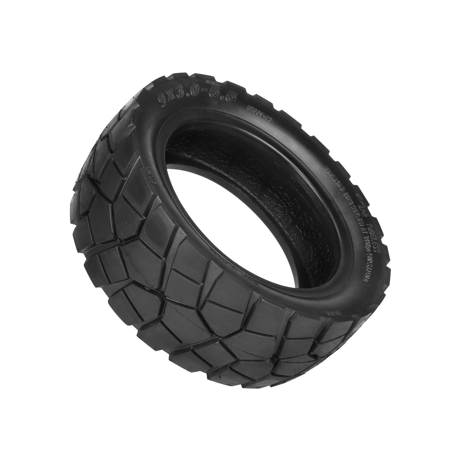 9×3.0-5.5 Tubeless Offroad Däck till ex Kukirin G2 Pro 2024 - 3