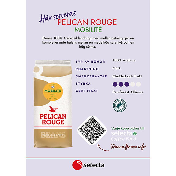 Här serveras Pelican Rouge Mobilité