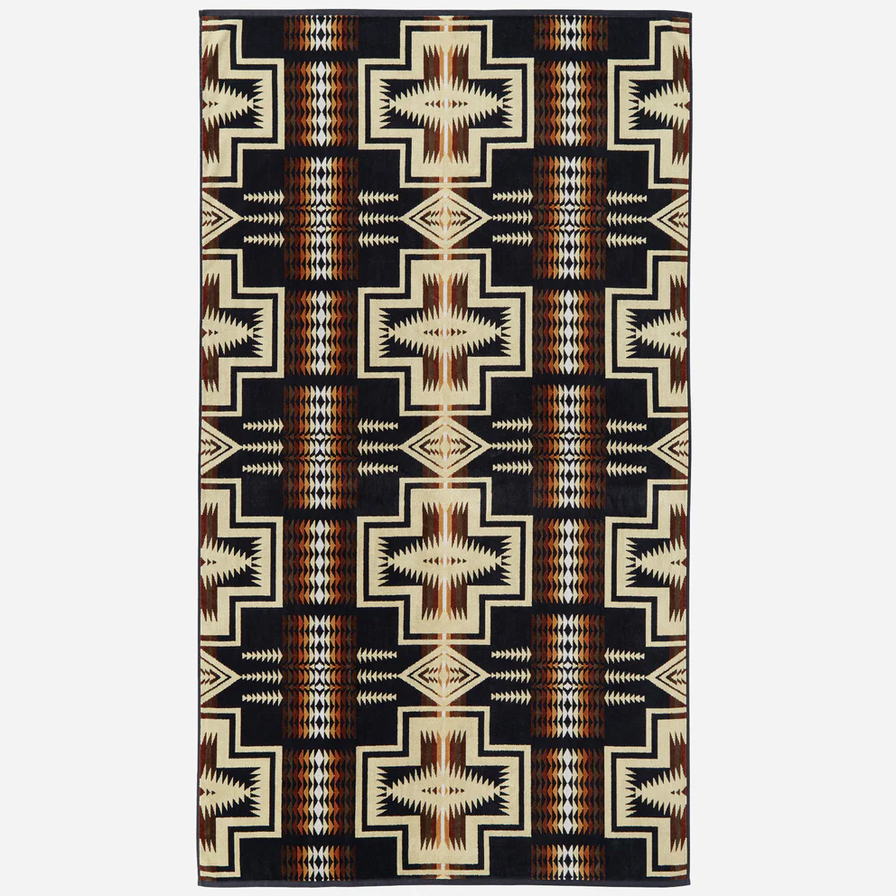 Pendleton Chief Joseph oversized spa Towel - Harding oxford