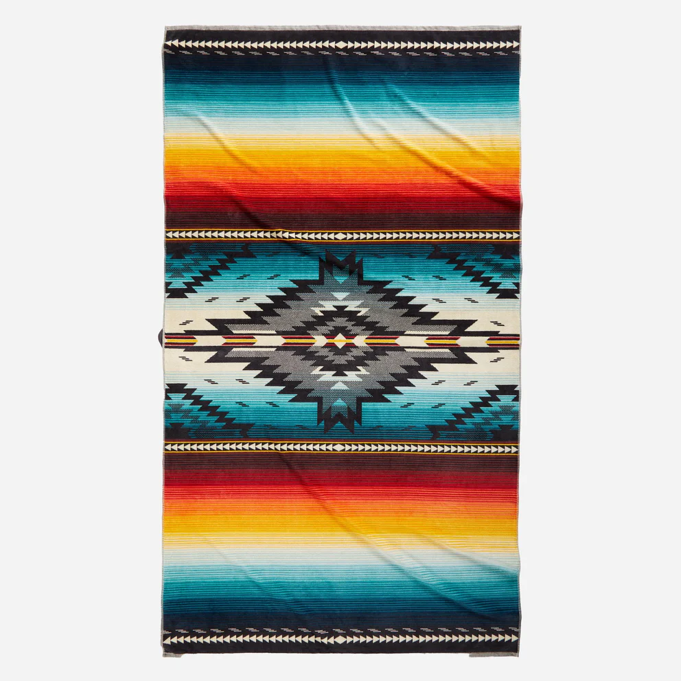 Pendleton Chief Joseph oversized spa Towel - Harding oxford