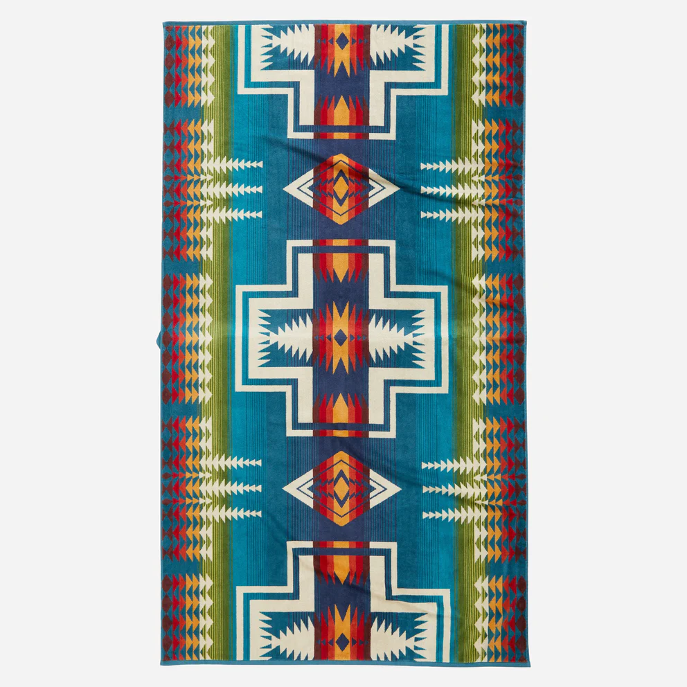 Pendleton Chief Joseph oversized spa Towel - Harding oxford