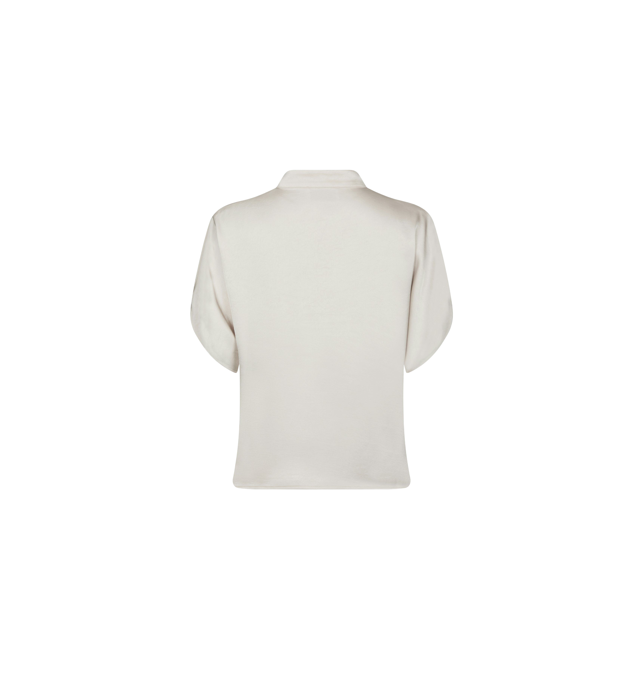 Neo Noir Anelle Heavy Sateen Blouse Pearl - 4