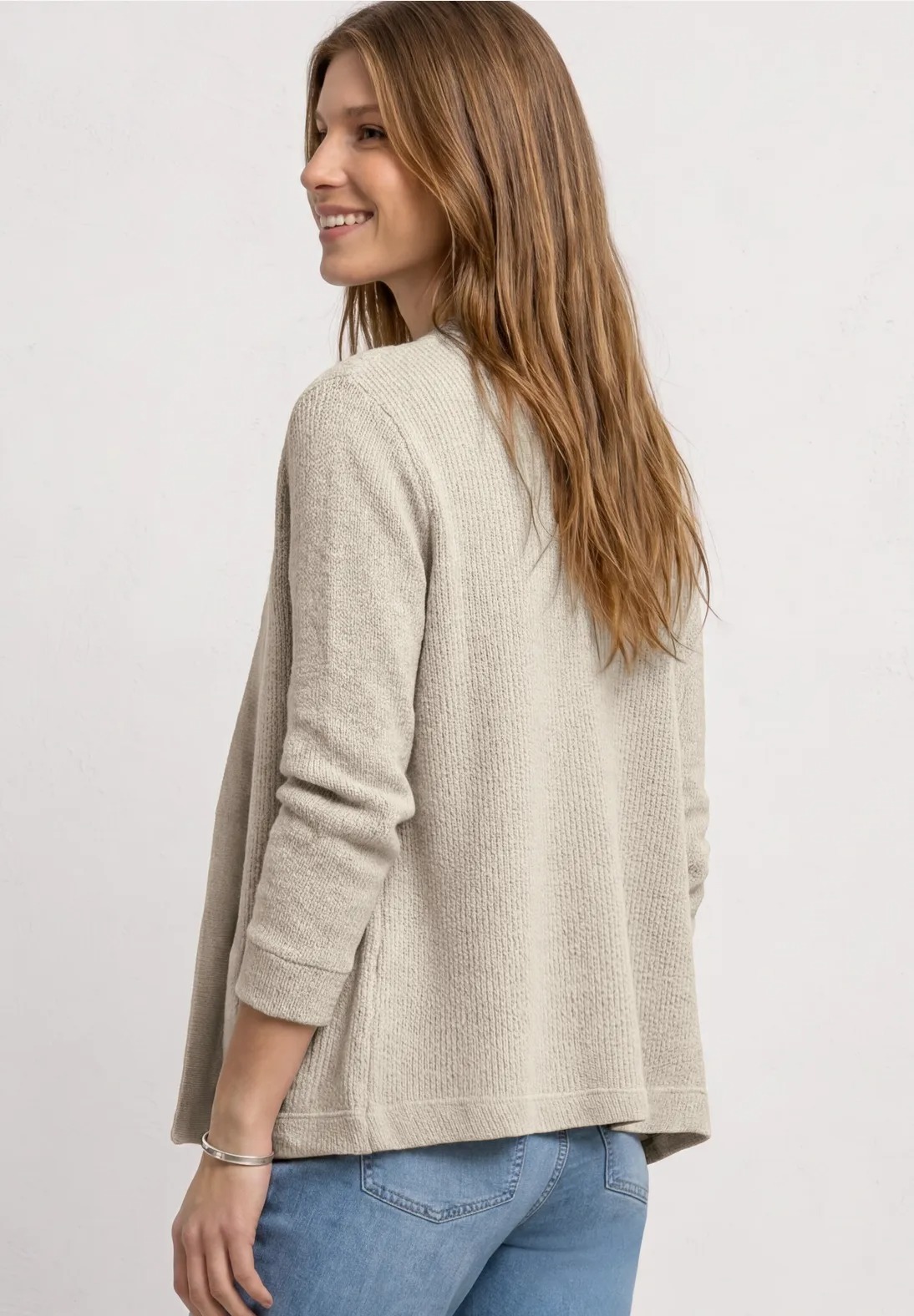 SOL LTD QR Open Summer Knit - Timeless Beige - Street One