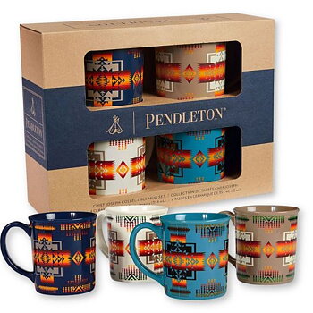 Pendleton set av 4 muggar