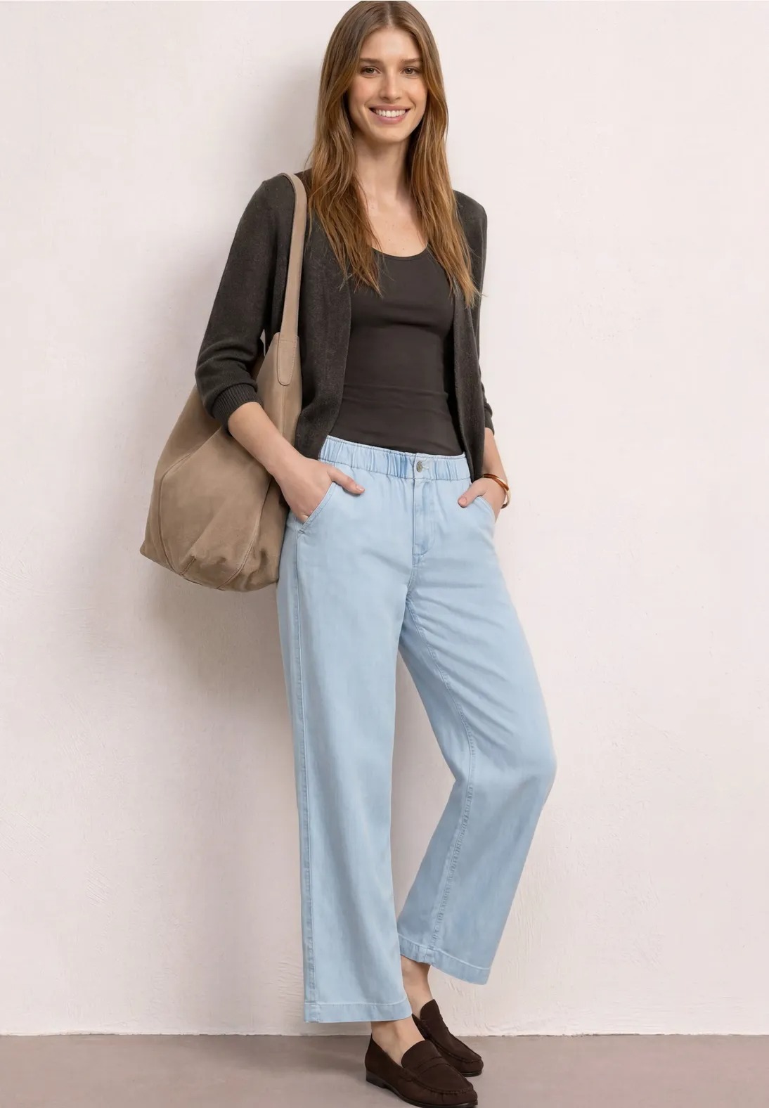 SOL LTD QR Open Summer Knit - Espresso Brown - Street One - 3