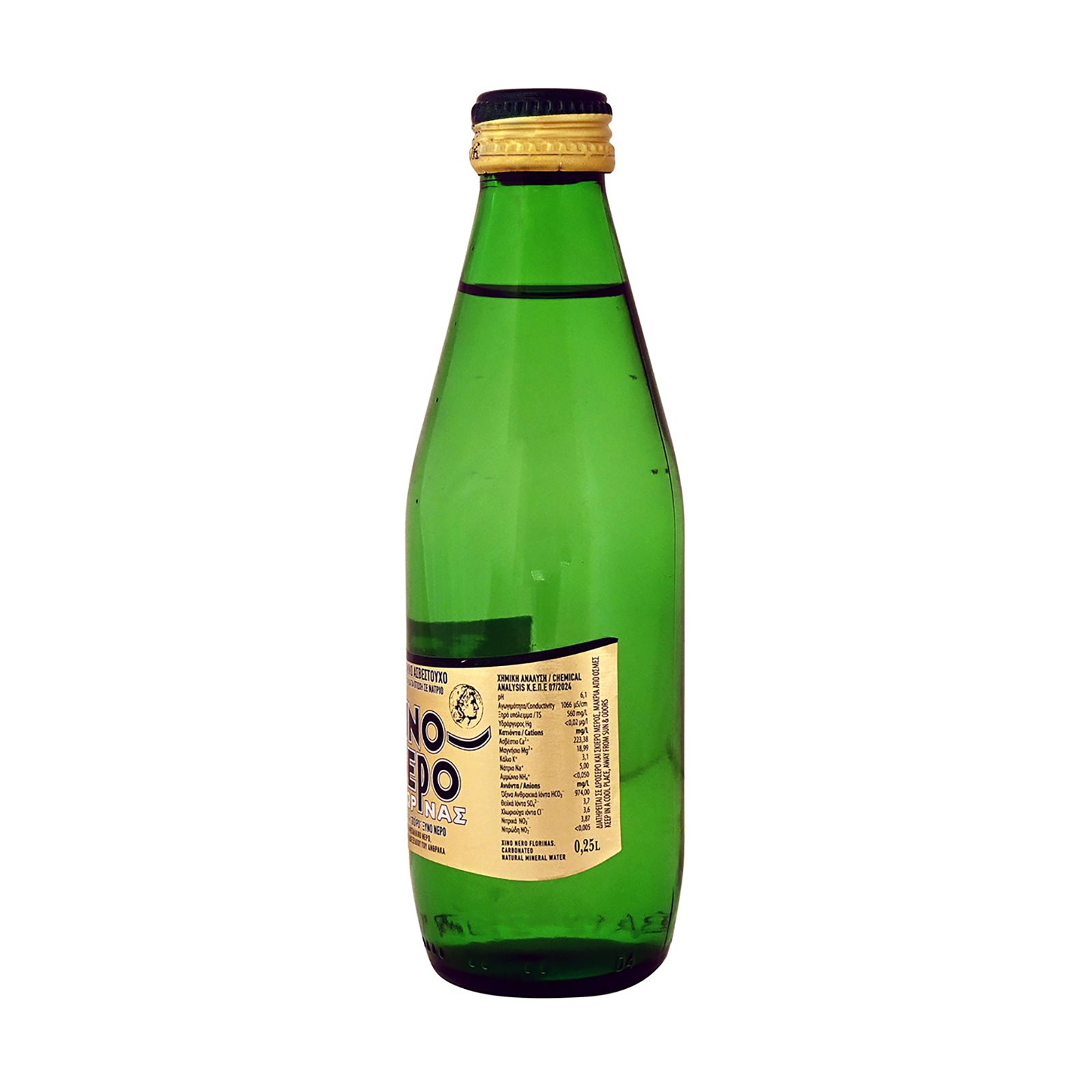 Xino Nero Florina 250 ml Naturally carbonated mineral water