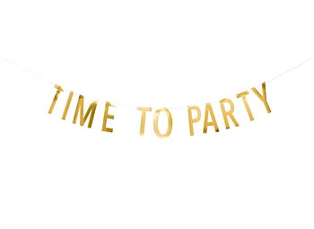 Girlang "TIME TO PARTY" - Guld