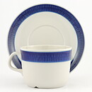 Hertha Bengtsson (Koka 1953) Teacup with Blue Linear Decor 12 cm  [Sample Images] 