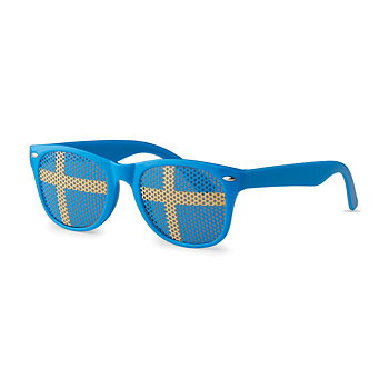 Sverige Solglasögon VM – Blågula Flagglinser | Supporter | WEARHAUS