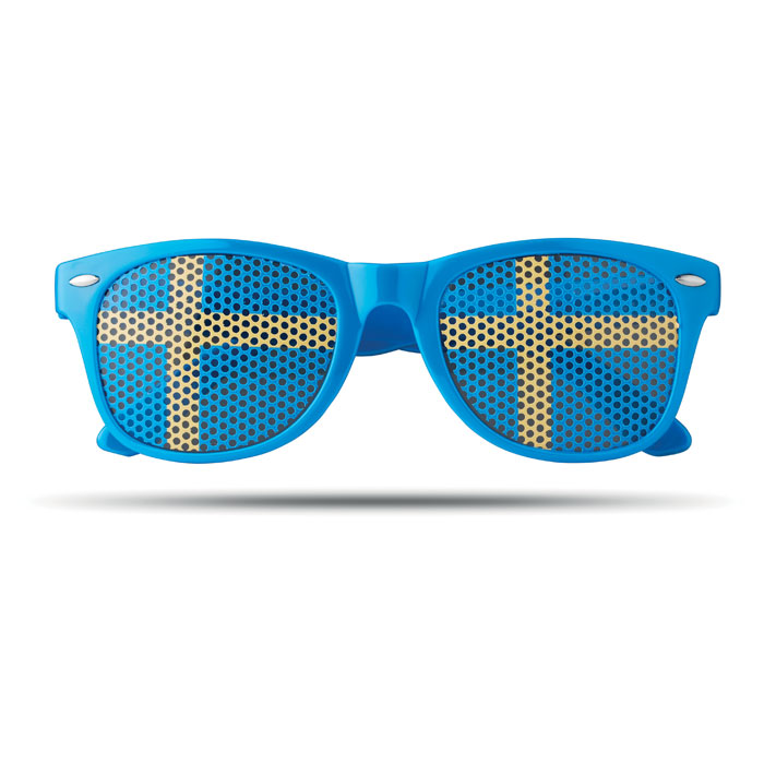 Sverige Solglasögon VM – Blågula Flagglinser | Supporter | WEARHAUS - 2