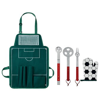 Grillförkläde Fotboll – BBQ Set | Perfekt för VM & Matchdag | WEARHAUS